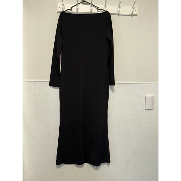 Women's Wild Fable Long Sleeve Dress Black Size XXL Plus NEW NWT Maxi - Picture 11 of 14